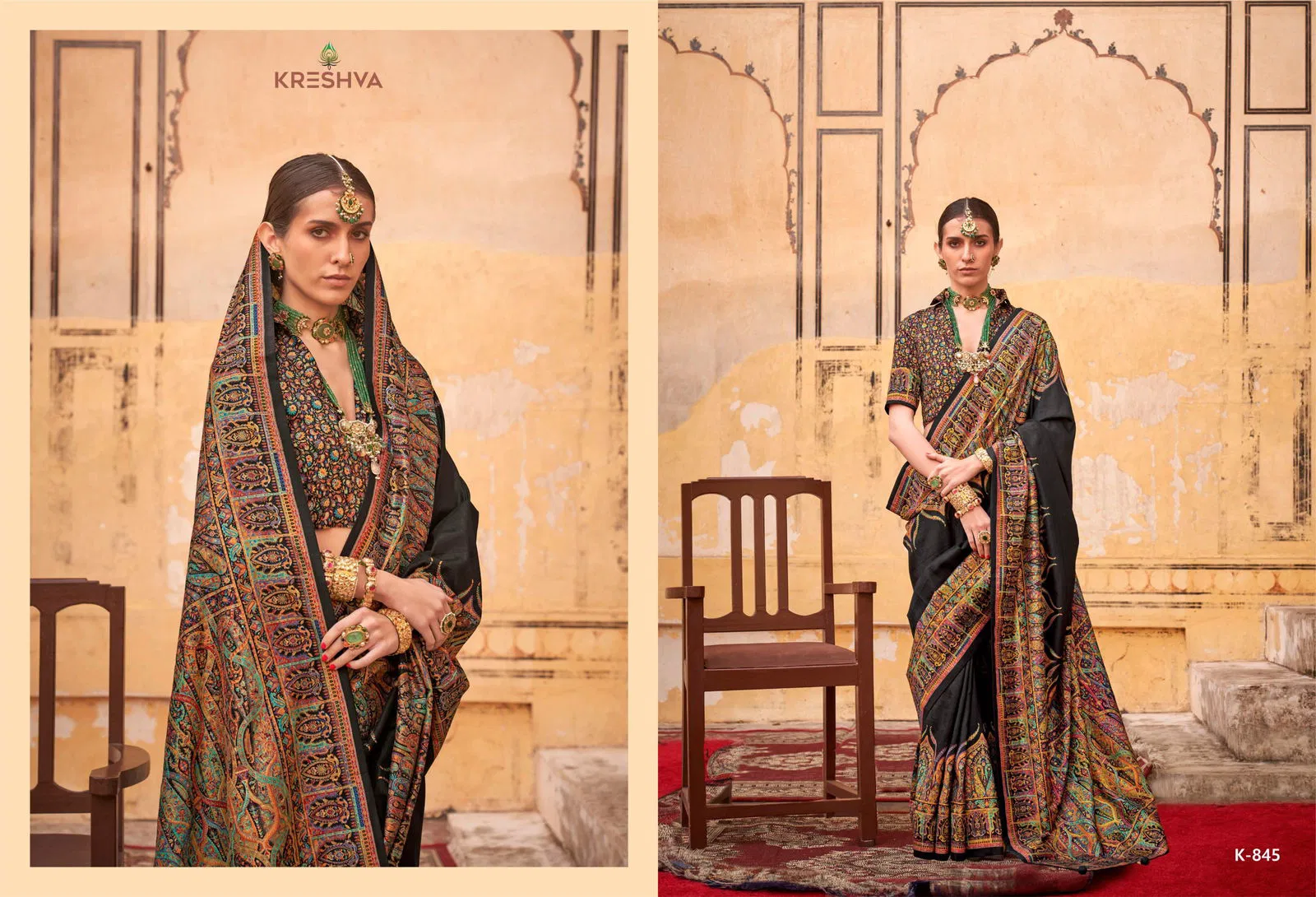  Kreshva Pv Silk by Rambha Silk Party Wear Saree Wholesale Price In Surat